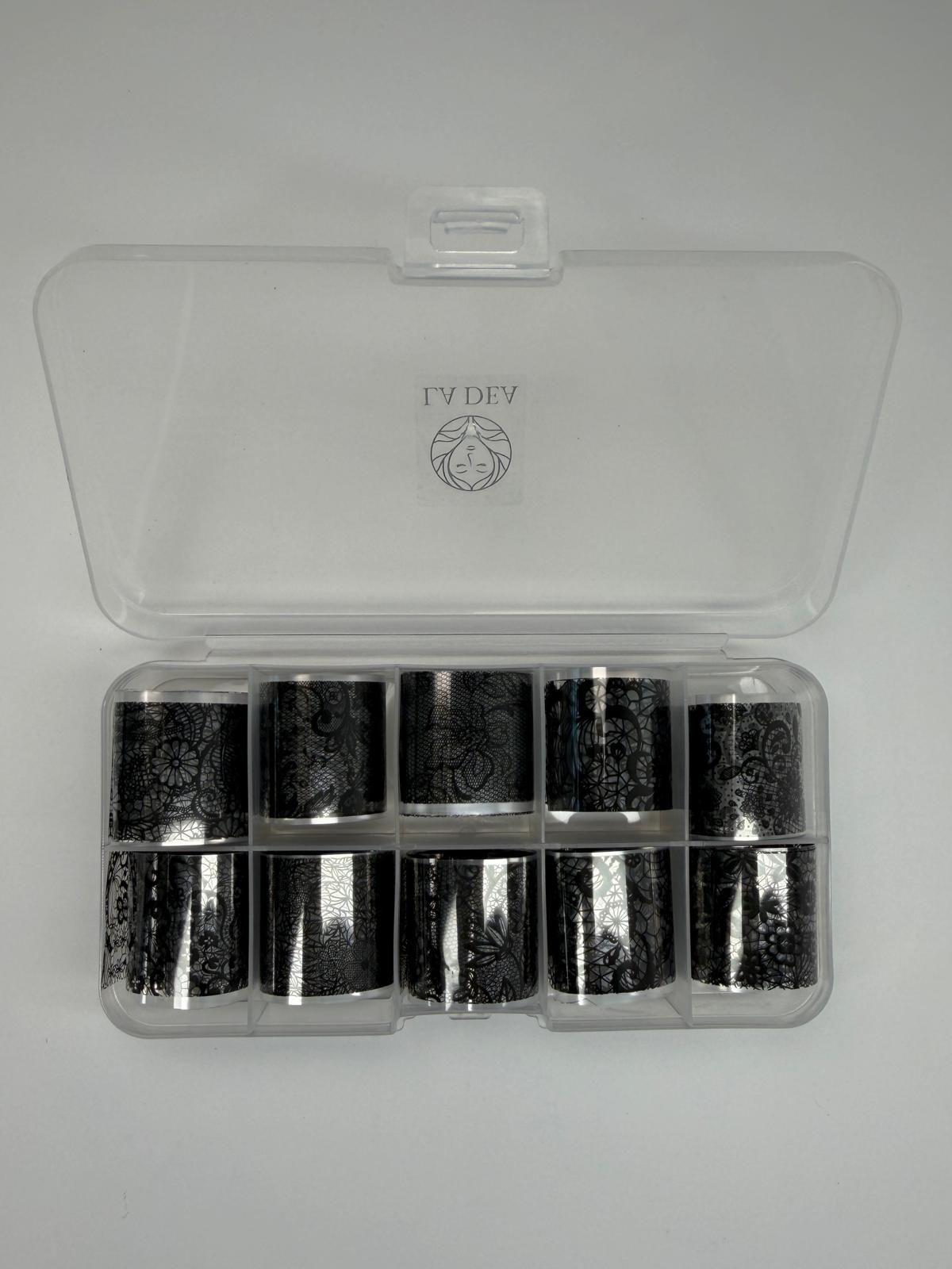 LACE FOIL BOX BLACK