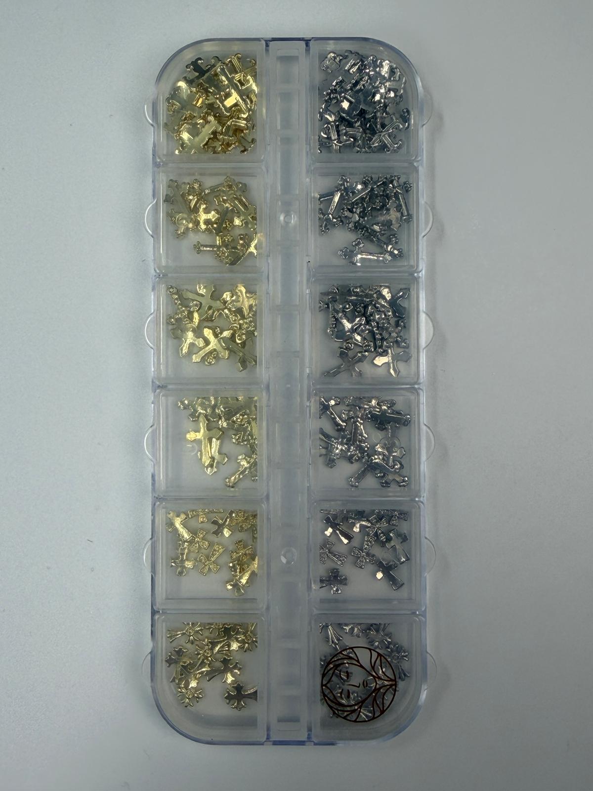 CROSS TRAY SILVER & GOLD