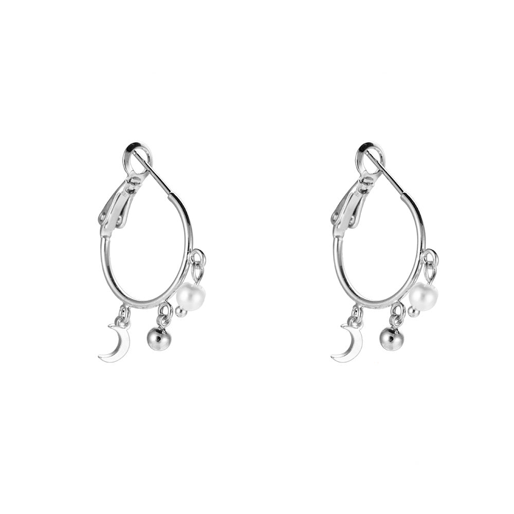 Nightfall earring silver