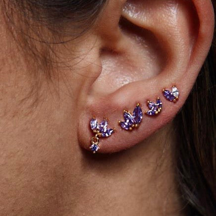 jodie 2.0 earrings purple