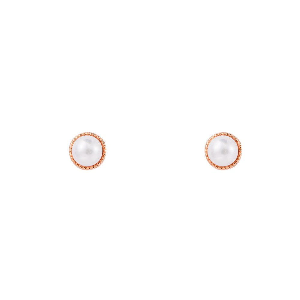 pearl earrings 6.0 gold
