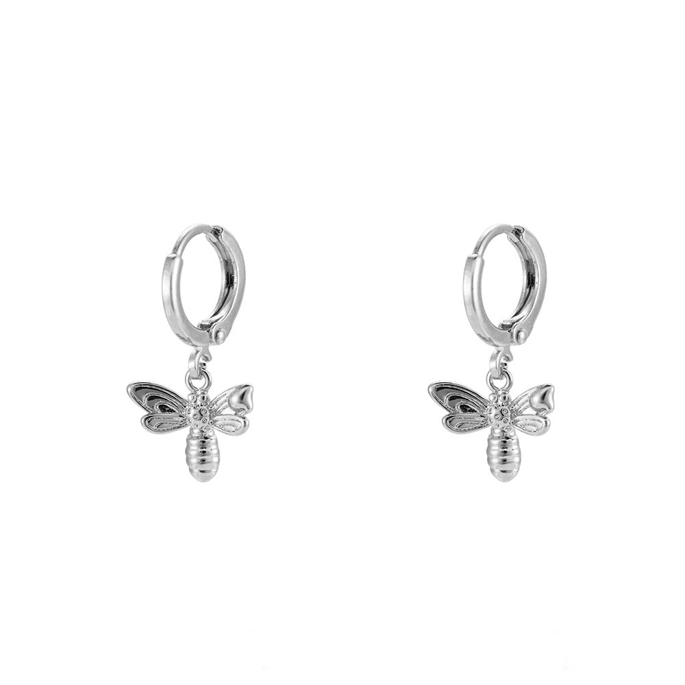 morph earrings silver